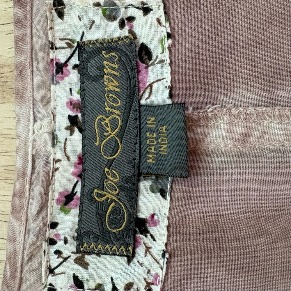 JOE BROWNS Bohemian Sleeveless Antique Rose Dress! Handkerchief Hem! GUC - Picture 9 of 15